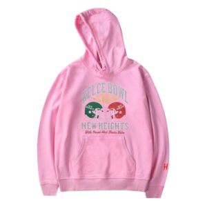 New Heights Kelce Bowl Pink Hoodie