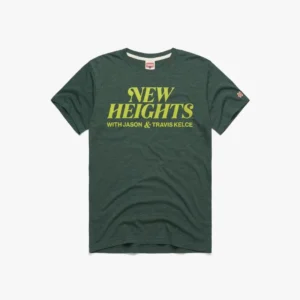 New Heights Podcast Green Shirt